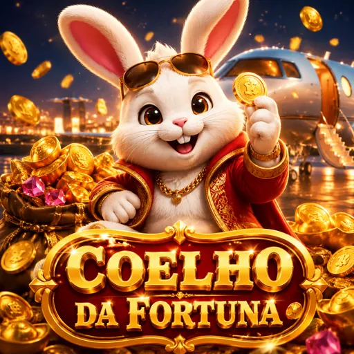 Fortune Rabbit com coelho da fortuna e moedas douradas